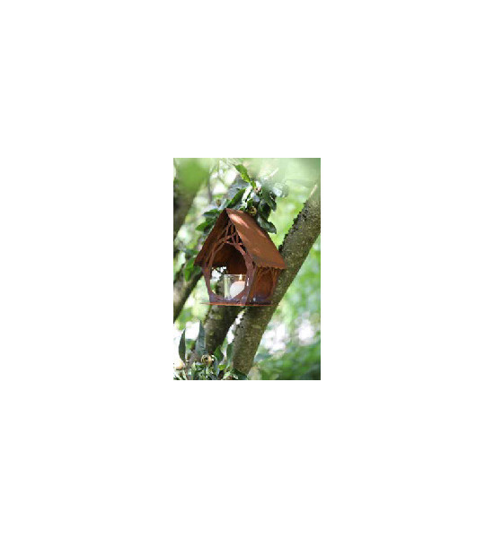 Start Astvogelhaus mit Loch für Aufhängung - Höhe 25 cm 