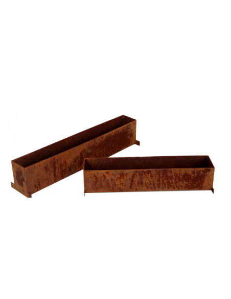 Start schmaler, langer Minitopf - Länge 50 cm 
Verleihe Deinem Zuhause oder Garten mit diesem schmalen, langen Minitopf eine el