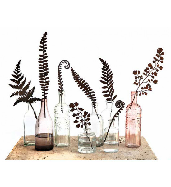 Farnstecker mit rundlichen Blättern - Größe 2 - Höhe 51 cm Hol Dir mit dem Farnstecker mit rundlichen Blättern ein elegant