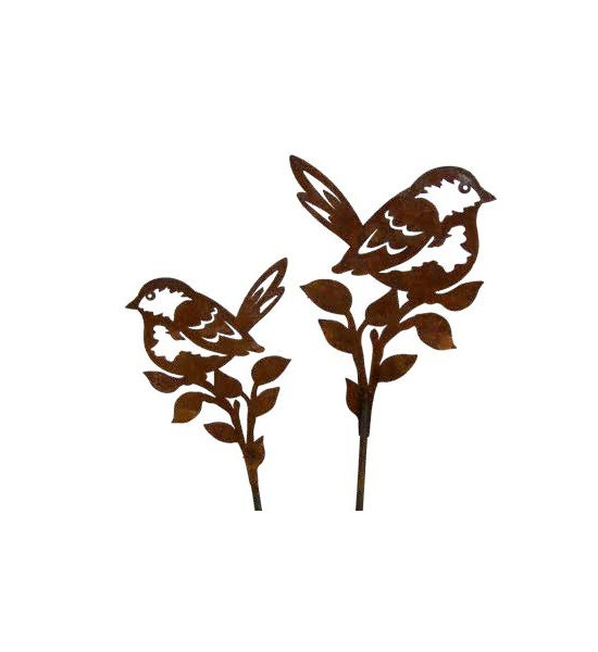 Vogel Deko Piepmatz - Meise als Gartenstecker - klein - Höhe 22 cm - Vogelstecker 
Höhe 22 cm
Breite 12 cm
Stablänge 30 cm

