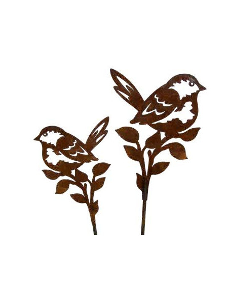 Vogel Deko Piepmatz - Meise als Gartenstecker - klein - Höhe 22 cm - Vogelstecker 
Höhe 22 cm
Breite 12 cm
Stablänge 30 cm

