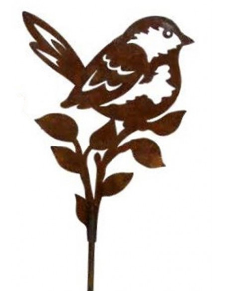 Vogel Deko Piepmatz - Meise als Gartenstecker - klein - Höhe 22 cm - Vogelstecker 
Höhe 22 cm
Breite 12 cm
Stablänge 30 cm

