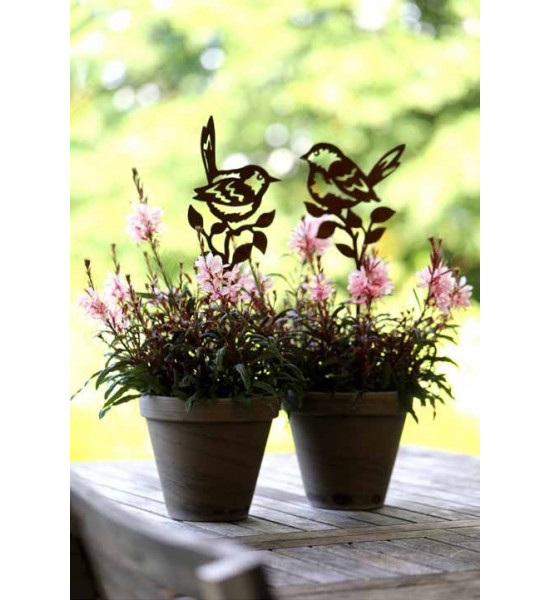 Vogel Deko Piepmatz - Meise als Gartenstecker - klein - Höhe 22 cm - Vogelstecker 
Höhe 22 cm
Breite 12 cm
Stablänge 30 cm

