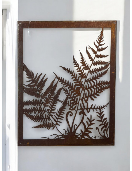 Farn Wandbild als Kunstobjekt - Höhe 78 cm 
Höhe 78 cm
Breite 62 cm
mit 12 mm Vierkantumrandung Farn Wandbild als Kunstobjekt - Höhe 78 cm 
Höhe 78 cm
Breite 62 cm
mit 12 mm Vierkantumrandung