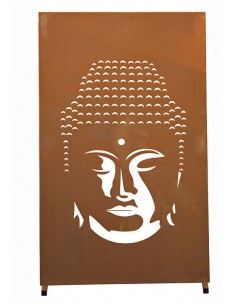 Sichtschutzwand "Buddha" Mittelteil , religiöse Deko, Gartenparavent, Buddha Motiv, Trennwand