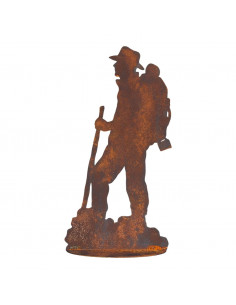 Start Wanderer „Jürgen“ auf Platte - Höhe 35,2 cm 
Höhe 35,2 cm
Breite  18,5 cm