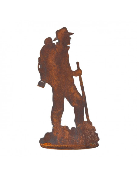 Start Wanderer „Jürgen“ auf Platte - Höhe 35,2 cm 
Höhe 35,2 cm
Breite  18,5 cm
