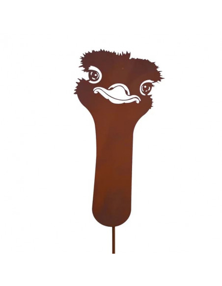 Start Gartenstab Strauß –  Höhe 43 cm - auf 100 cm stab 43 cm Höhe, 20 cm Breite und einem 100 cm langen Stab ist er ein schöner Start Gartenstab Strauß –  Höhe 43 cm - auf 100 cm stab 43 cm Höhe, 20 cm Breite und einem 100 cm langen Stab ist er ein schöner