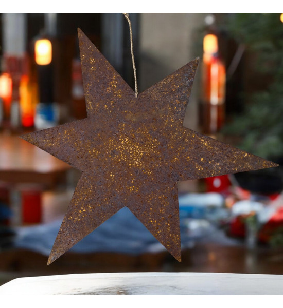Sterne - Weihnachtstern Deko L - EdelrostStern - Breite  50 cm - zum Hängen 
Höhe 50 cm
Breite 50 cm
Zum Hängen
