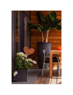 Start Gartenstecker - Heart of Love - Breite 25 cm Gr. I (100 cm Stab): H: 22 cm,  B: 25 cm 2
