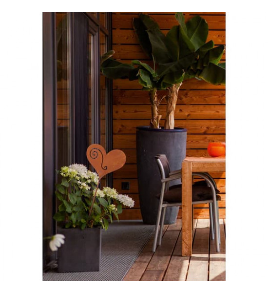 Start Gartenstecker - Heart of Love - Breite 25 cm Gr. I (100 cm Stab): H: 22 cm,  B: 25 cm