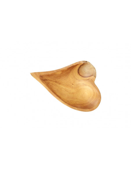 Herzschale Holz Talea aus Eukalyptusholz - 15 cm