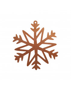 Weihnachtsbaumschmuck und Christbaumschmuck Christbaumschmuck Flocke 3 -filigran- mittel - 13 cm hoch 
Zum Christbaumschmuck pe