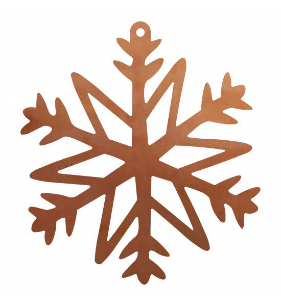 Weihnachtsbaumschmuck und Christbaumschmuck Christbaumschmuck Schnee Flocke 3 -filigrane Spitzen - groß - 18 cm hoch Zum Christb
