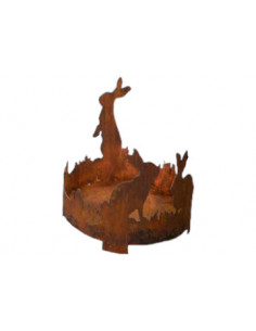 Start Edelrost Hasentablett rund - Ø 20 cm - größe 1 Höhe 18 cm
Breite 20 cm