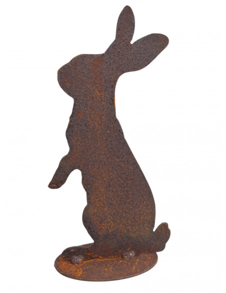 Start Hase - auf Platte - Stehende - Höhe 23 cm 