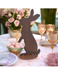 Start Hase - auf Platte - Stehende - Höhe 23 cm  2
