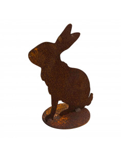 Start Hase - auf Platte - Hoch sitzender - Höhe 17 cm