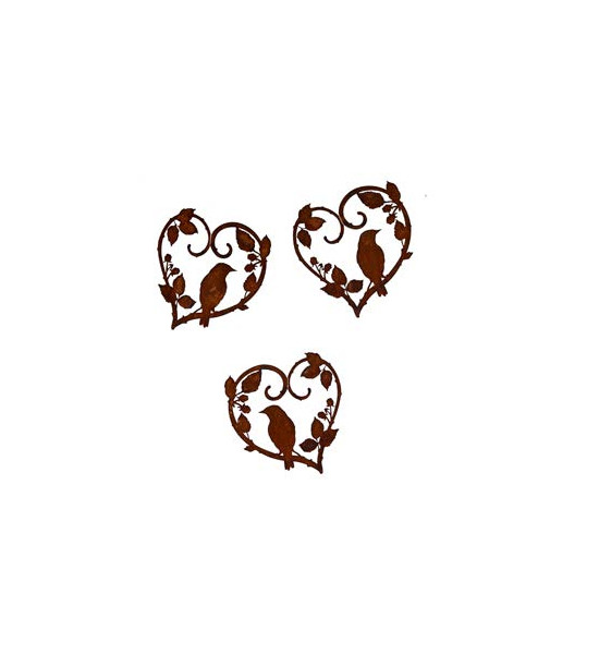 Start Vogel im Brombeerherz - zum Hängen - Höhe 21 cm Höhe - 21 cm
Breite - 19 cm