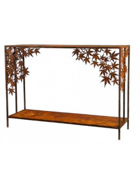 Kaminholzregale und Herzen Holztapler - Tisch - Mit Ahorn - Breite 118 cm Breite 118 cm