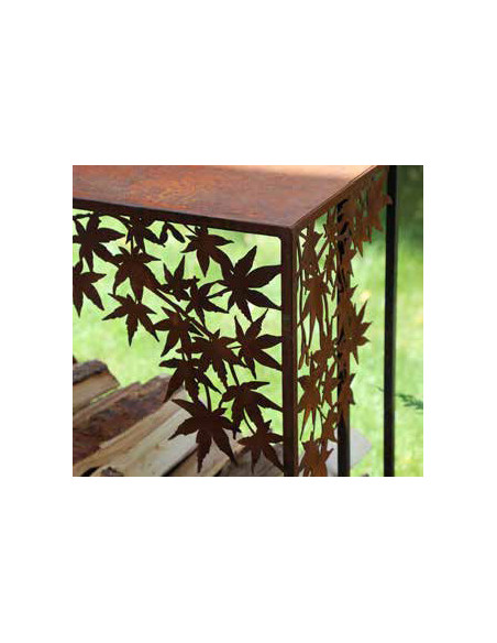 Kaminholzregale und Herzen Holztapler - Tisch - Mit Ahorn - Breite 118 cm Breite 118 cm