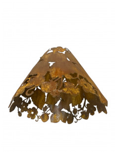 Weinglas Lampenschirm Weinglas Lampenschirm Brombeerranke - Höhe 13 cm 
Höhe 13 cm
kreatives Upcycling alter Weingläser
beson