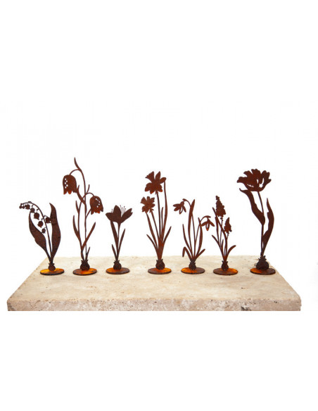 Frühlingsdeko Edelrost - Krokus auf Platte - Höhe 15 cm - Frühblüher 
Höhe 15 cm
 Frühlingsdeko Edelrost - Krokus auf Platte - Höhe 15 cm - Frühblüher 
Höhe 15 cm