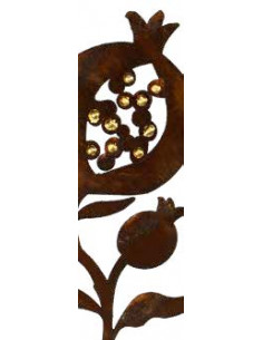 Start Gartenstecker Granatapfel Ranke mit Goldkernen - Gesamthöhe 125 cm 2