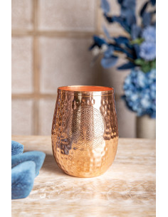 Blume des Lebens Wasserbecher aus Kupfer mit Blume des Lebens - 450 ml Kupfertrinkbecher Blume des Lebens
Die Kombination eines 2