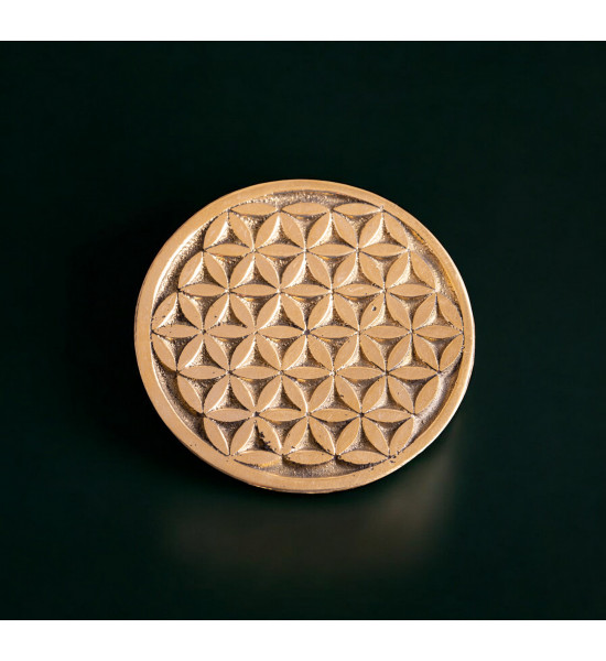 Blume des Lebens Messing Münze Blume des Lebens Ø 5,5 cm Magische Münze Lebensblume
Erzeugt ein hohes Schwingungsfeld und setzt