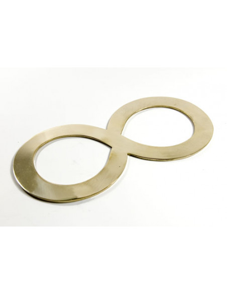 Start Liegende Acht aus Messing - Länge 22 cm - groß - Lemniskate Die liegende Acht ist ein kraftvolles Symbol, das uns an die U