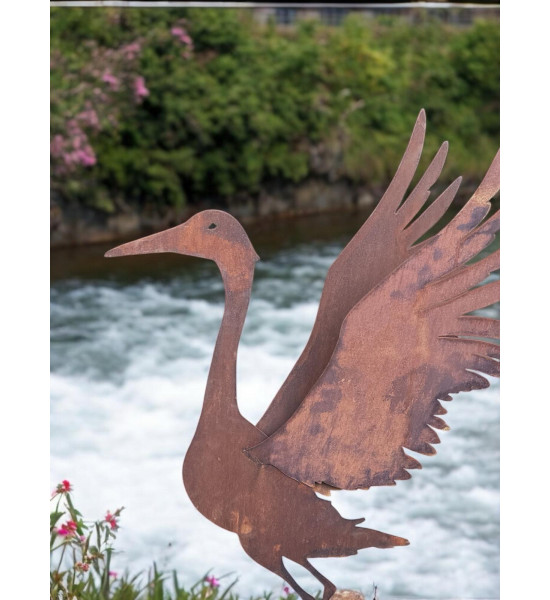 Adler, Falke und Reiher Kranich stehend auf Platte mit gespreizten Flügeln - Höhe 102 cm 
Höhe 102 cm
Breite 49 cm
mit gespre