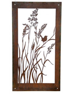 Start Metall Wandbild Gras mit Vierkantrahmen - Höhe 74 cm 
Höhe 74 cm
 Breite 40 cm