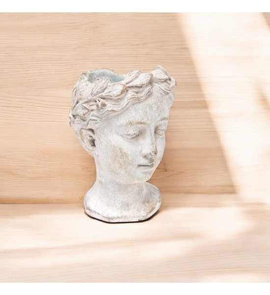 Keramik Pflanztopf italienische Büste aus Keramik klein - Höhe 21,5 cm Pflanztopf Büste aus Keramik klein

Maße Pflanzgefäß 16