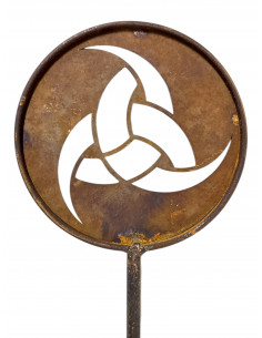 Start Gartenstecker Triquetra-Symbol - Ø 17 - 160 cm hoch 
Höhe 160 cm
Ø 17 cm

Die Triquetra ist ein uraltes Symbol für Dre