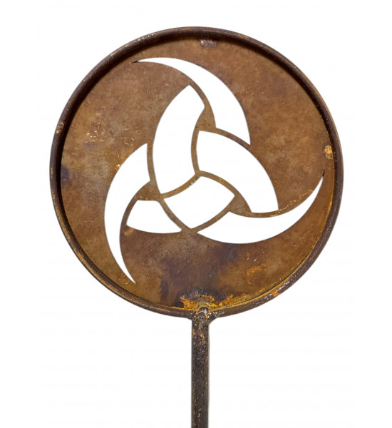 Start Gartenstecker Triquetra-Symbol - Ø 17 - 160 cm hoch 
Höhe 160 cm
Ø 17 cm

Die Triquetra ist ein uraltes Symbol für Dre