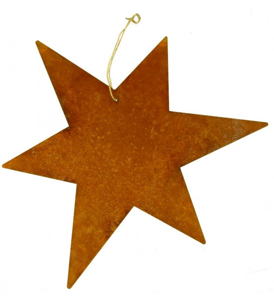 Sterne - Weihnachtstern Deko Großer Edelrost Stern - Breite  50 cm - zum Hängen 
Höhe 50 cm
Breite 50 cm
Zum Hängen

