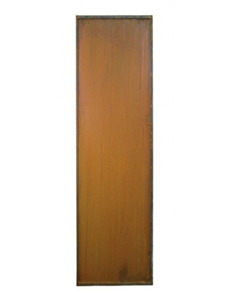 Sichtschutz Schmal bis 50 cm schmale 50 cm breite Metall Sichtschutzwand geschlossen - Höhe 200 cm 
Modern und zeitlos ist eine