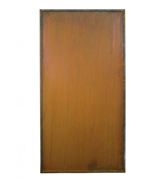 Sichtschutz 2m hoch - 200 cm Sichtschutzzaun Elemente Metall Sichtschutzwand geschlossen - Höhe 200 cm - Breite 100 cm Modern un