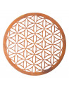 Blume des Lebens Blume des Lebens - Metall Wandbild Edelrost - 45 cm - Groß 
Ø 45 cm
1 mm dickes stabiles Stahlblech
mit edle