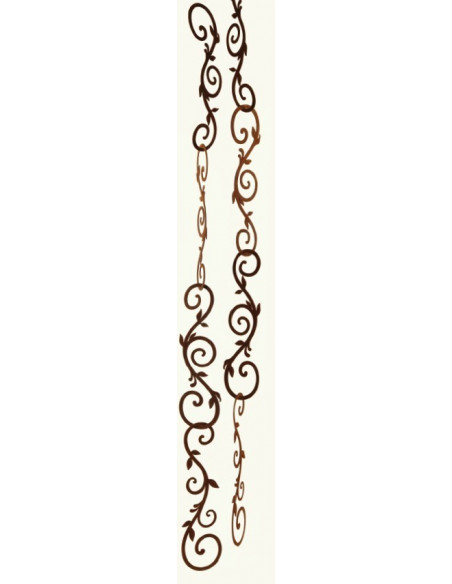 Ornamente, Curls und Geschwungenes Ornament zum Aufhängen Länge 32 cm Variante 2 
Länge 32 cm
Breite 9 cm

