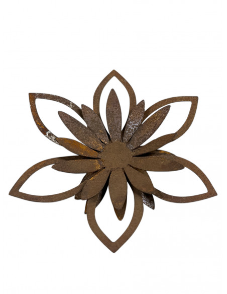 Blüte Claire Durchmesser 27 cm aus Edelrost