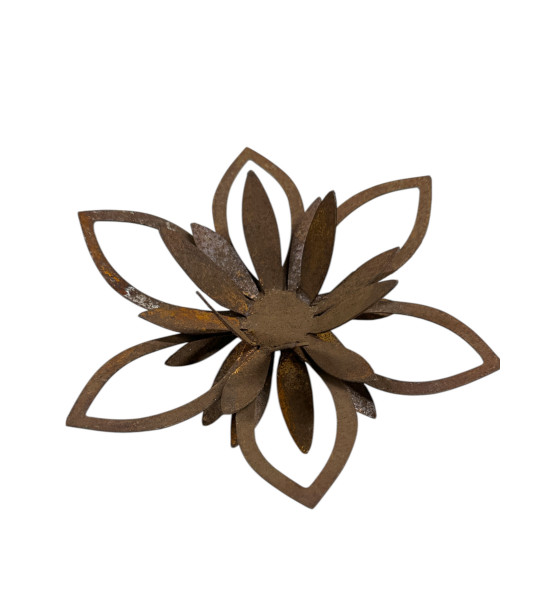 Blüte Claire Durchmesser 27 cm aus Edelrost