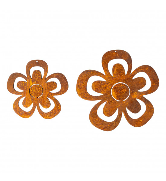 Start Metall Blume Ø 14 cm - zum Hängen 14x13x0,08 cm