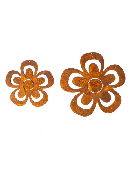 Start Metall Blume Ø 14 cm - zum Hängen 14x13x0,08 cm