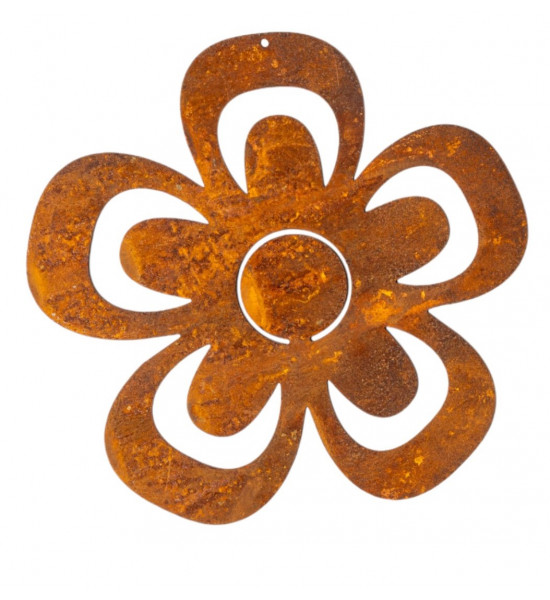 Metall Blume Ø 14 cm - zum Hängen 14x13x0,08 cm