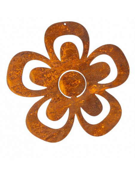 Metall Blume Ø 14 cm - zum Hängen 14x13x0,08 cm