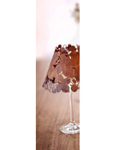 Start Weinglas Lampenschirm Erdbeere h ca. 13cm, d ca. 16cm 2