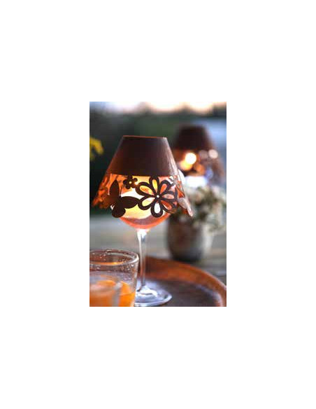 Weinglas Lampenschirm Weinglas Lampenschirm Hippie Blümchen und Schmetterlinge 
Zusammen mit Schwimmkerzen zauberst du einen fr Weinglas Lampenschirm Weinglas Lampenschirm Hippie Blümchen und Schmetterlinge 
Zusammen mit Schwimmkerzen zauberst du einen fr