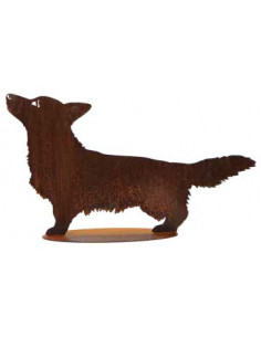Deko Hund - Corgi - nach oben schauend - Breite 73 cm 
Breite 73 cm
Höhe 41 cm